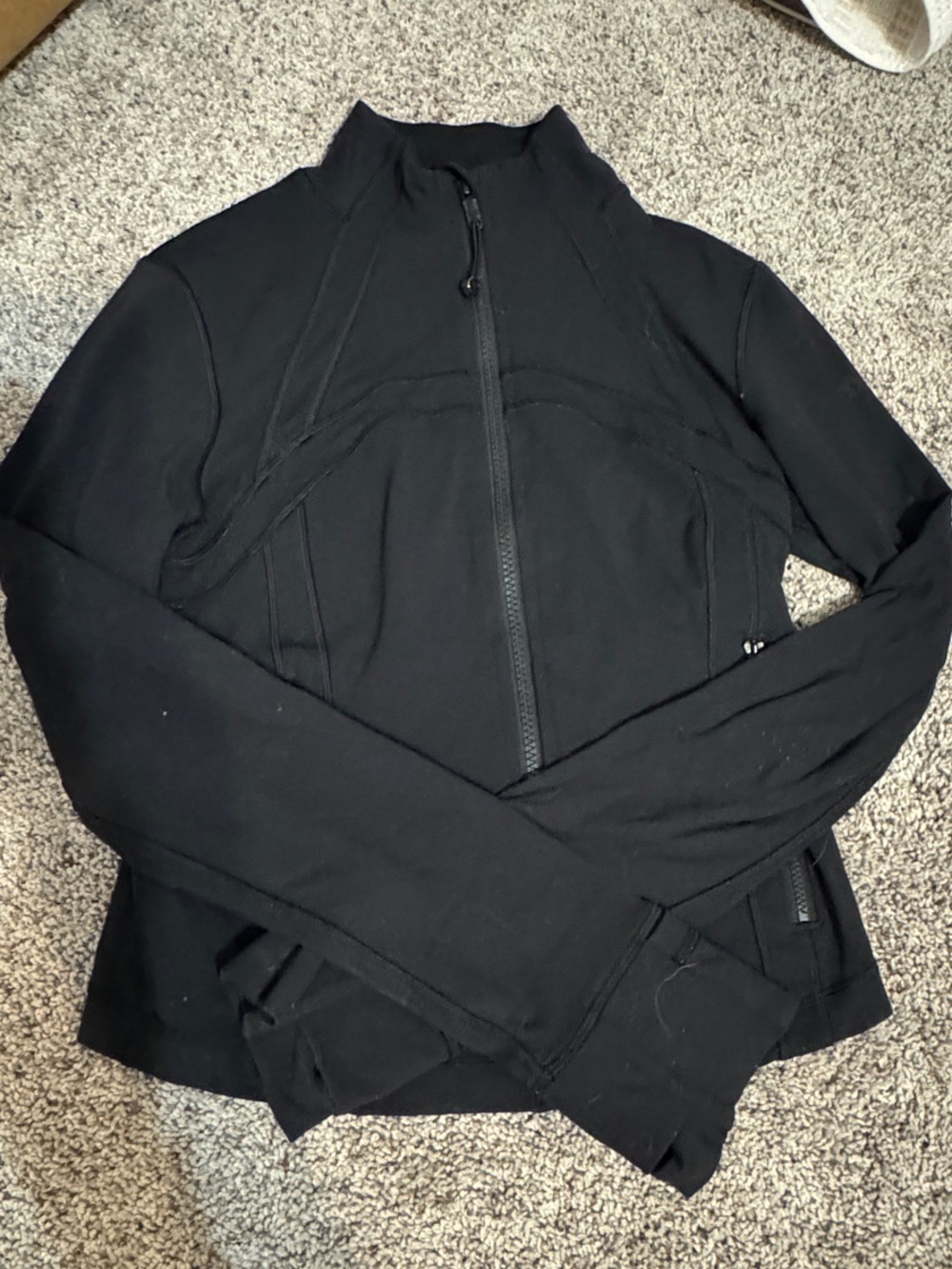 lululemon athletica Black Women's Full-Zip Crop Define Jacket size 6